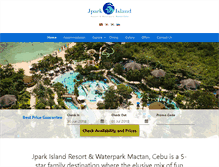 Tablet Screenshot of jparkislandresort.com